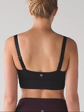 Lululemon Black Both Ways Sports Bra Size 10